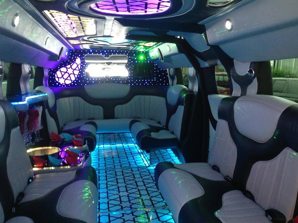 Stretch Hummer H2 Party Bus Rental in Chicago Area