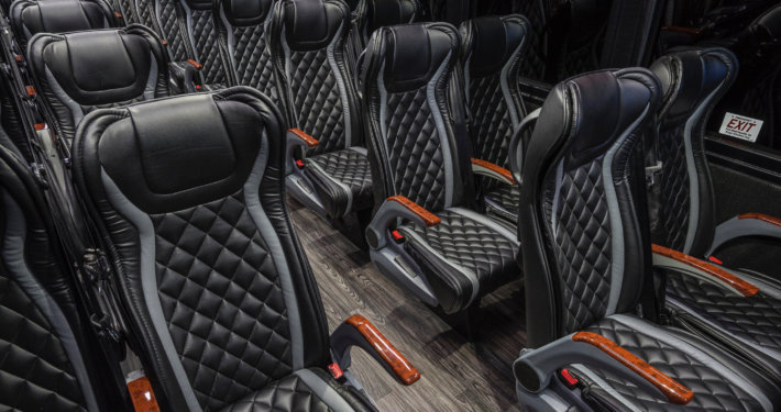 Chartered-Bus-luxury-rental-black-interior