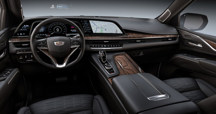 Automotive Luxury - Cadillac-Escalade-SUV-interior-new York-limo