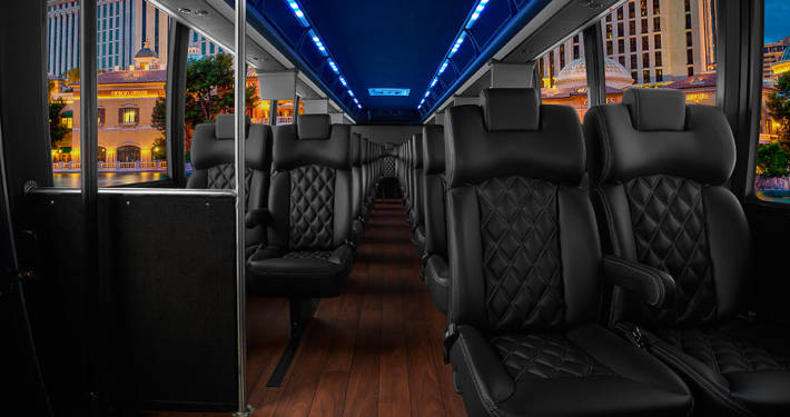 Automotive Luxury - executive-bus-luxury-rental interior