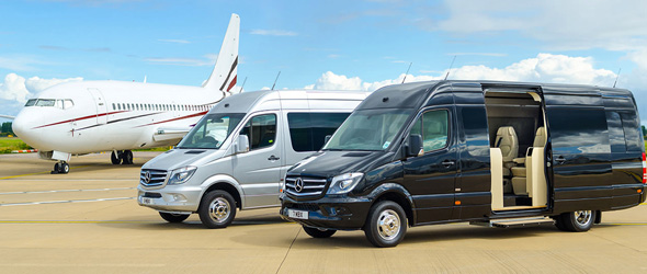Meeting & Event Transportation - 2 sprinter vans and a private jet