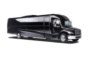 Black luxury coach bus rental NYC